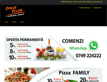 Tablet Screenshot of crazypizza.ro